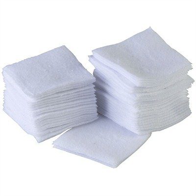 BROWNELLS 100 PAKS 100% COTTON FLANNEL CLEANING PATCHES